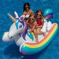 International Leisure Products International Leisure Prod 90587SL Rainbow Unicorn Rocker Swimming Pool Float 90587SL
